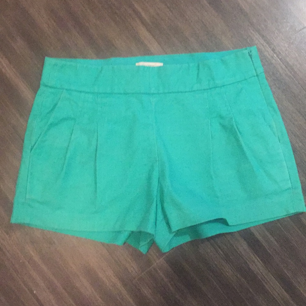 J. Crew turquoise shorts. Size 4